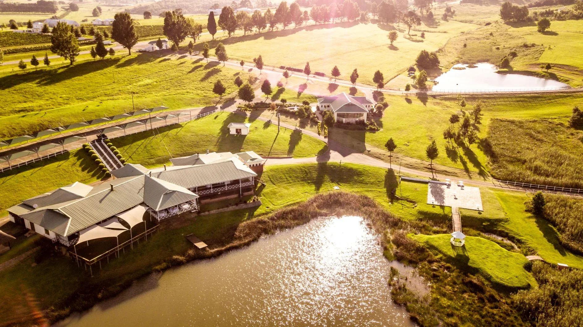 Event setting at St Ives, a Midlands wedding and conference venue